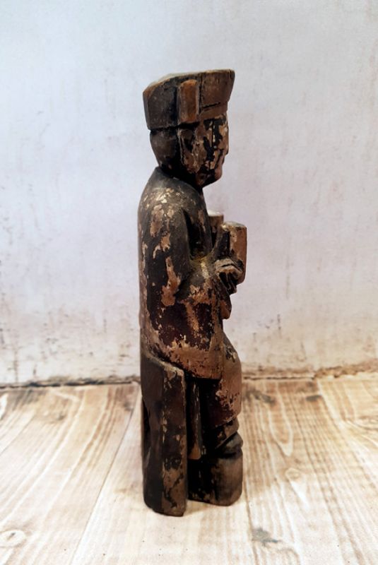 Alte chinesische Statue -Bemerkenswert aus Peking 2