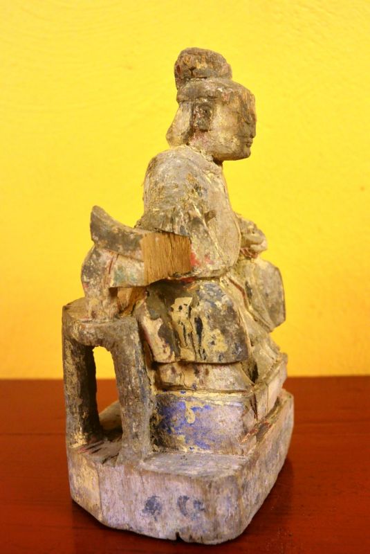 Alte chinesische Statue Chinesischer Würdenträger 3