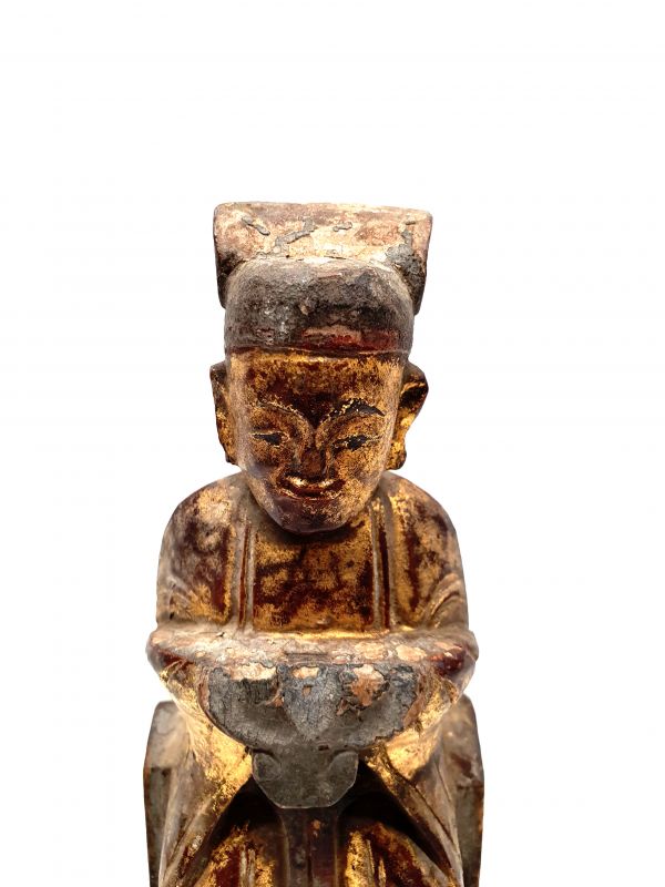 Alte chinesische Statue - Chinesisches Paar - Mann 2