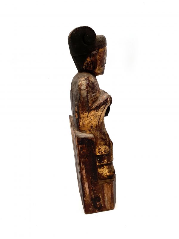 Alte chinesische Statue - Chinesisches Paar - Mann 4