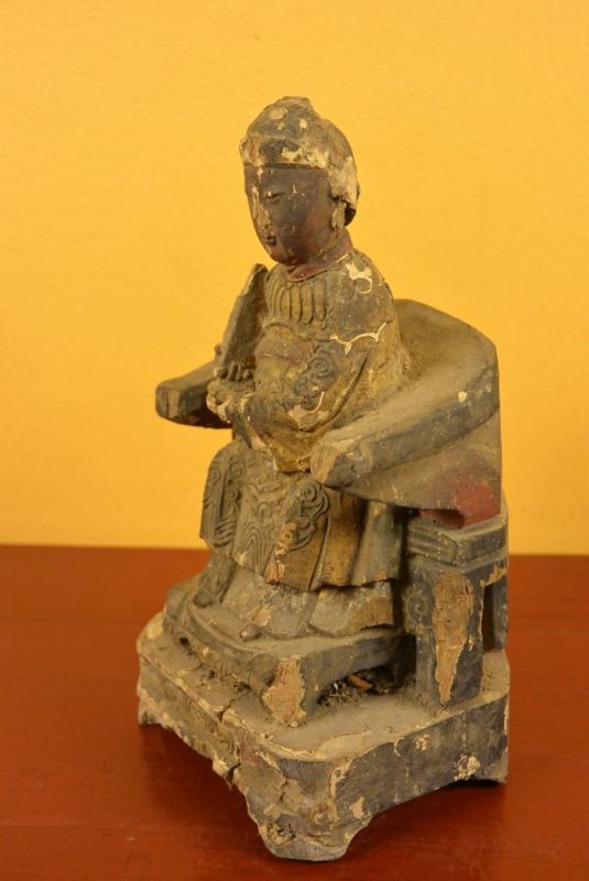 Alte chinesische Statue Frau 5