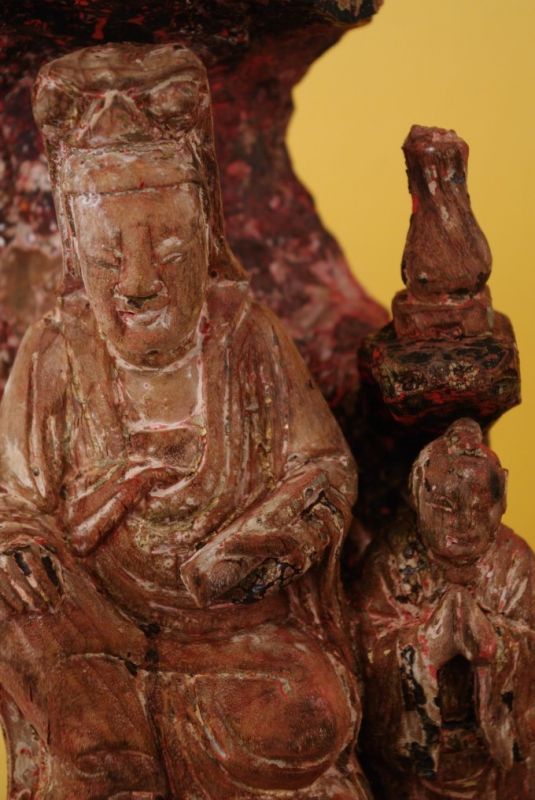 Alte chinesische Statue GuanYin 3
