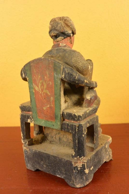 Alte chinesische Statue Mann 4