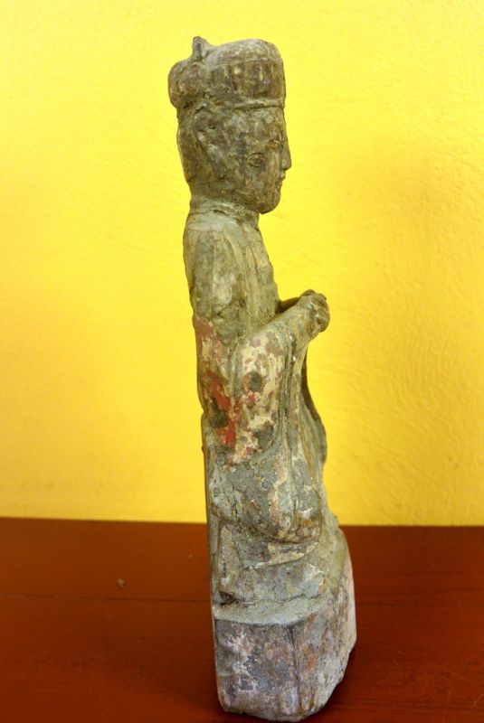 Alte chinesische Statue Neunzehnten Jahrhunderts 2 3