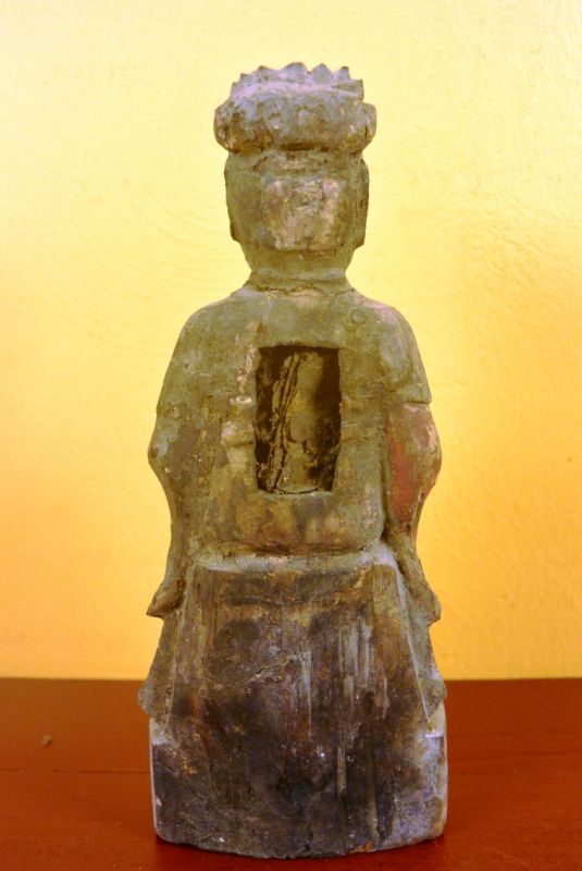 Alte chinesische Statue Neunzehnten Jahrhunderts 2 4