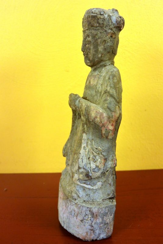 Alte chinesische Statue Neunzehnten Jahrhunderts 2 5