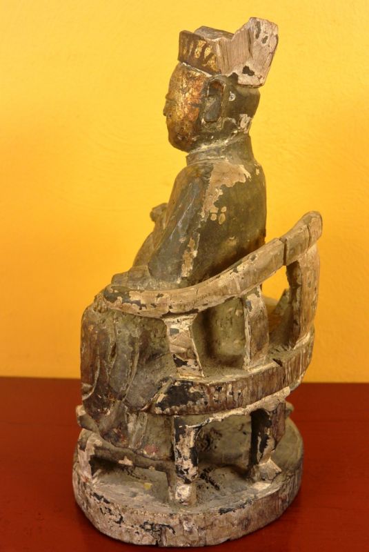 Alte chinesische Statue Taoistische Gottheit 5