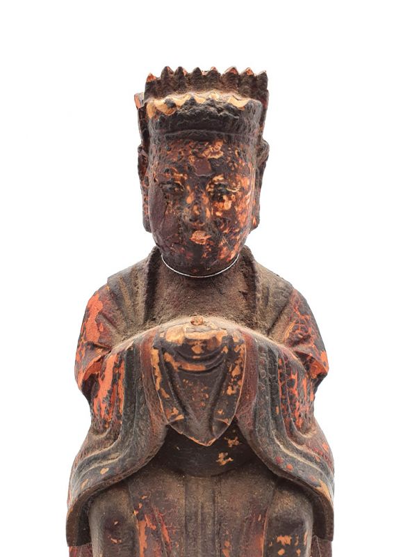 Alte chinesische Statue - Vorfahren der Qing-Dynastie 1 2