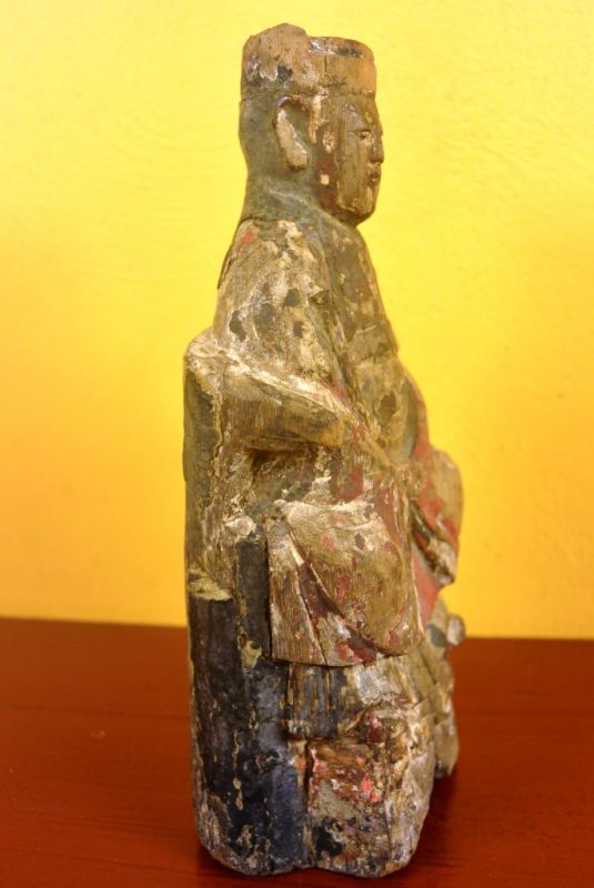 Alte chinesische Statue Würdenträger 3