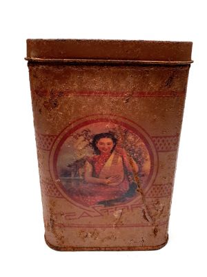 Alte chinesische Tee-Box - Braun - Musiker