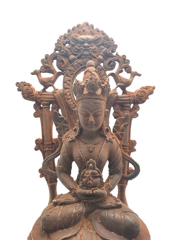 Alte chinesische Tempel mit seinem Bodhisattva Metall 2