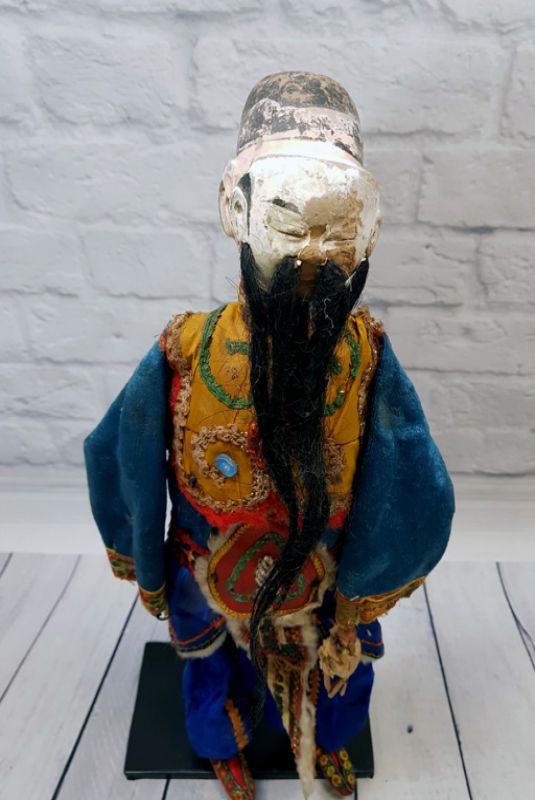 Alte chinesische Theater-Marionette - Fujian-Provinz - Der alte Tänzer der Peking-Oper 2