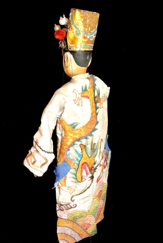 Alte chinesische Theater-Marionette - Fujian-Provinz - Drachenkleid - Oper 4