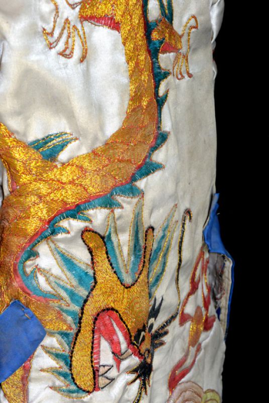 Alte chinesische Theater-Marionette - Fujian-Provinz - Drachenkleid - Oper 5