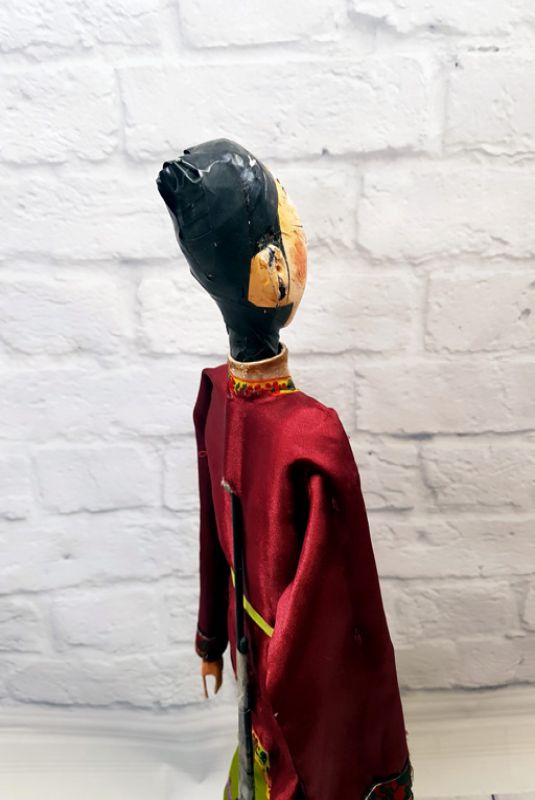 Alte chinesische Theater-Marionette - Fujian-Provinz - Frau / Operntänzer 4