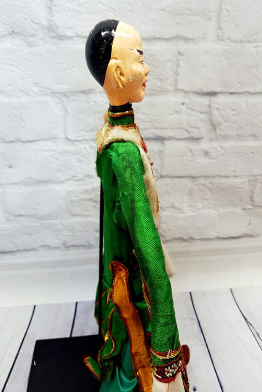 Alte chinesische Theater-Marionette - Fujian-Provinz - Manchu 4