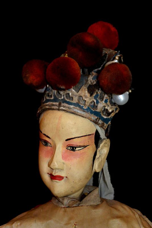 Alte chinesische Theater-Marionette - Fujian-Provinz - Opera 3