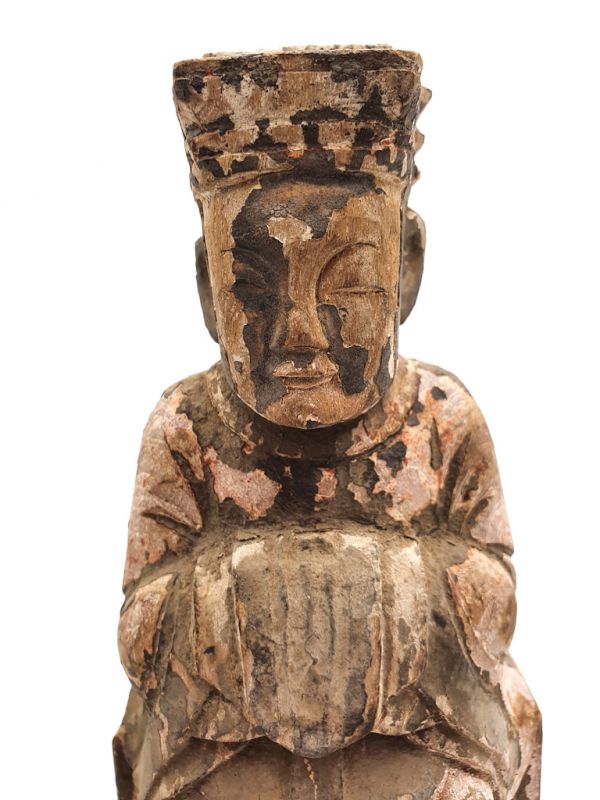 Alte chinesische Votive Statue - Qing-Dynastie 2