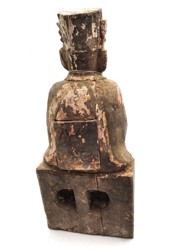 Alte chinesische Votive Statue - Qing-Dynastie 4