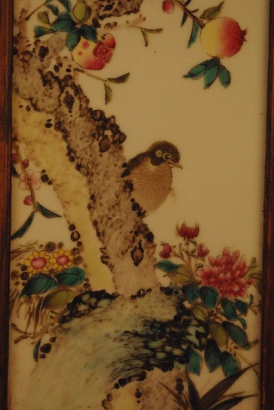 Alte Chinesisches Holz und Porzelan 3