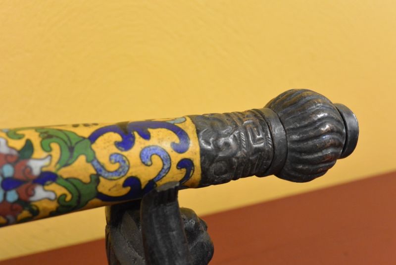 Alte Cloisonné Kalligraphiepinsel 5