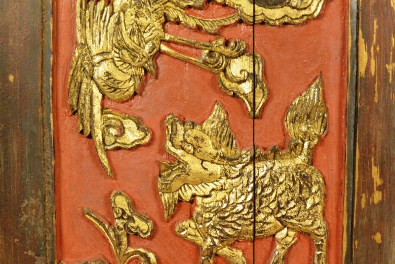 Alte grosse Chinesische Platte chinesische Tür 2 2