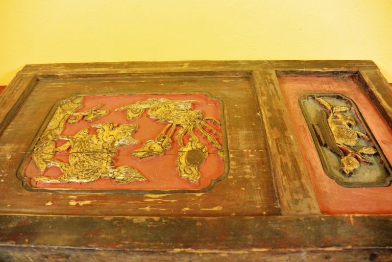 Alte grosse Chinesische Platte chinesische Tür 2 5