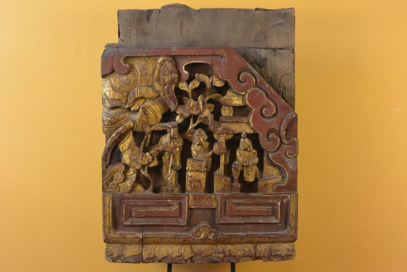 Alte grosse Chinesische Platte Qing-Dynastie 1 2