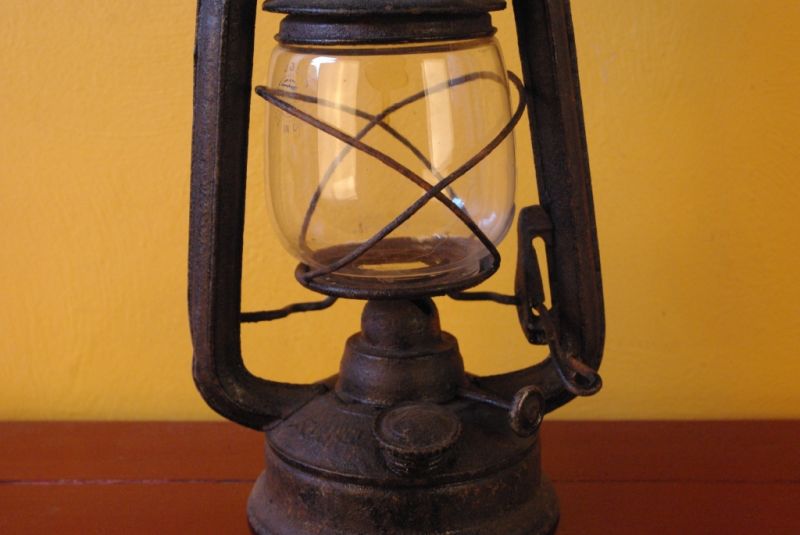 Alte Grubenlampe 4