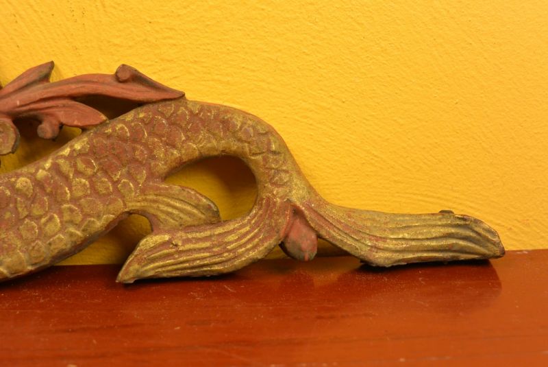 alte Holz asiatischen Schnitzereien Drachen 3