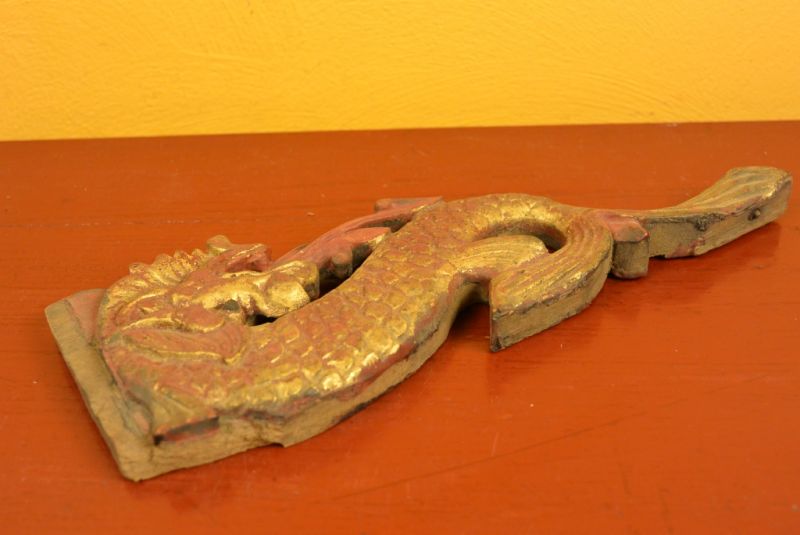 alte Holz asiatischen Schnitzereien Drachen 5