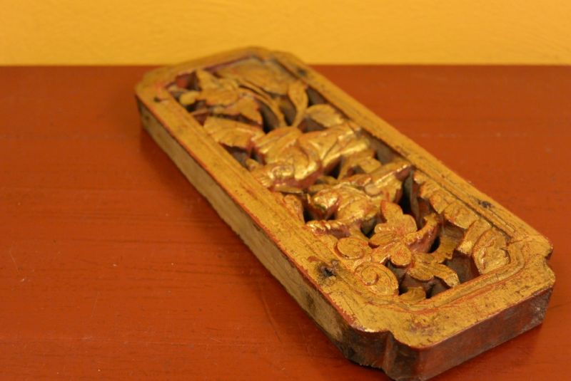 alte Holz asiatischen Schnitzereien Zeichen 4