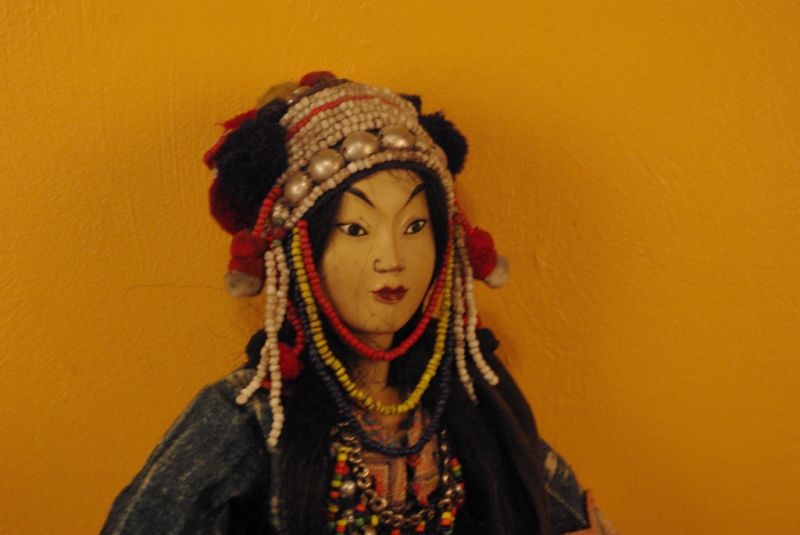 Alte hölzerne Marionette Miao 5