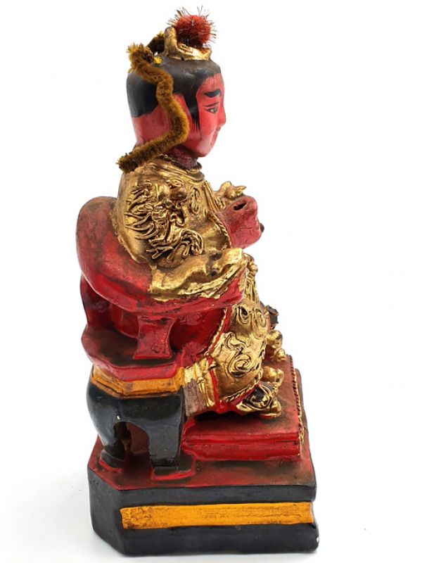 alte Reproduktion - Chinesische Votivstatue - Reiche chinesische Familie 2