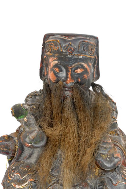 alte Reproduktion - Chinesische Votivstatue - Alter Gentleman 2