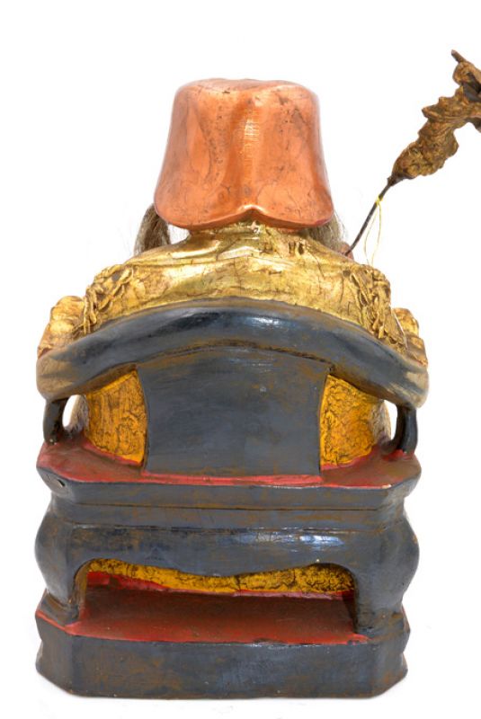 alte Reproduktion - Chinesische Votivstatue - Alter Mann 5
