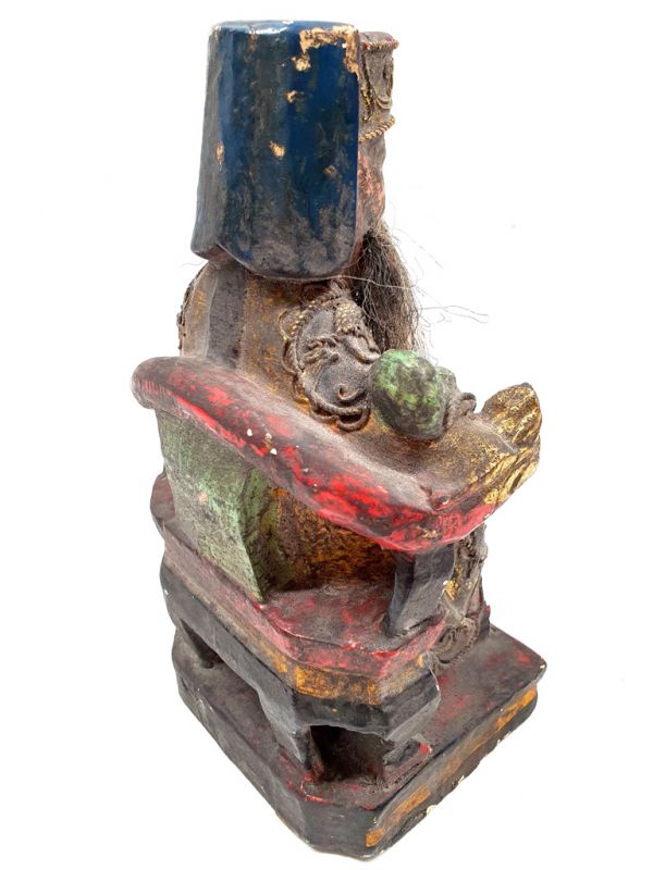 alte Reproduktion - Chinesische Votivstatue - Alter Mönch 4