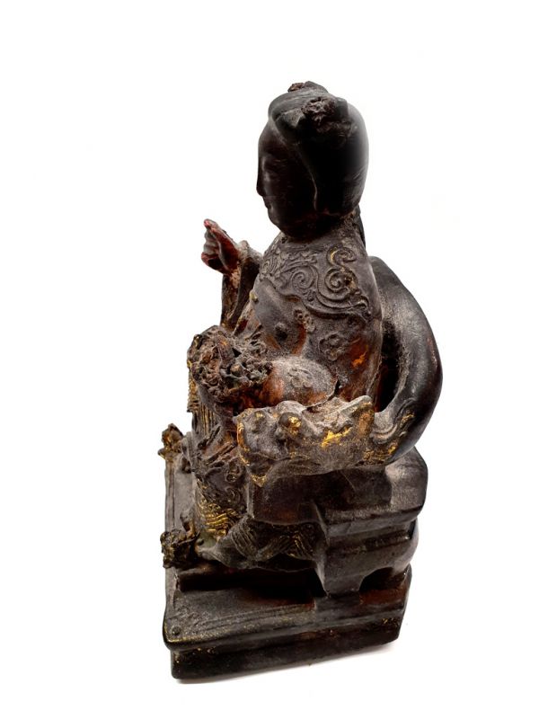 alte Reproduktion - Chinesische Votivstatue - Chinesische Kaiserin 4