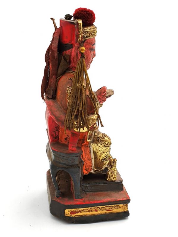 alte Reproduktion - Chinesische Votivstatue - Chinesischer Kaiser 2
