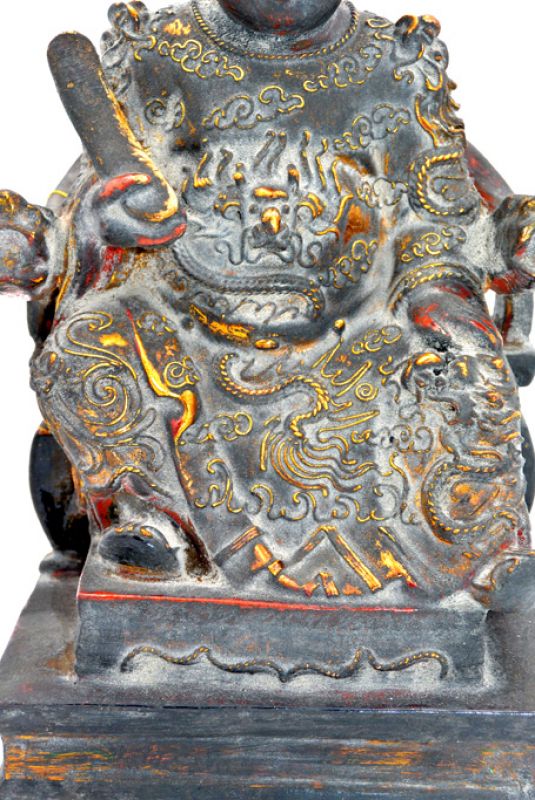 alte Reproduktion - Chinesische Votivstatue - Chinesischer Mandarin 3