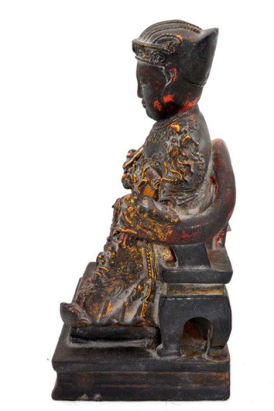 alte Reproduktion - Chinesische Votivstatue - Chinesischer Mandarin 4