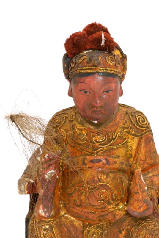alte Reproduktion - Chinesische Votivstatue - Frau 2