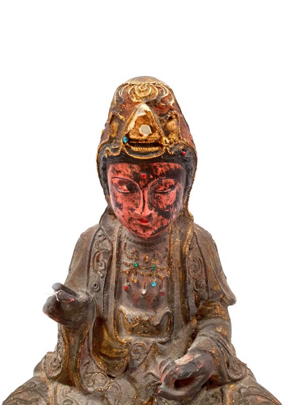 alte Reproduktion - Chinesische Votivstatue - Göttin GuanYin 2