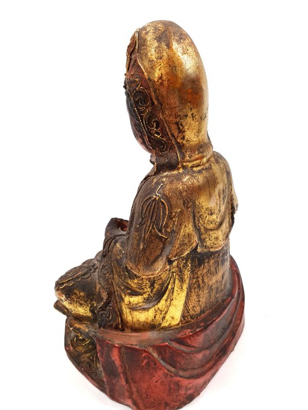 alte Reproduktion - Chinesische Votivstatue - Göttin GuanYin 4