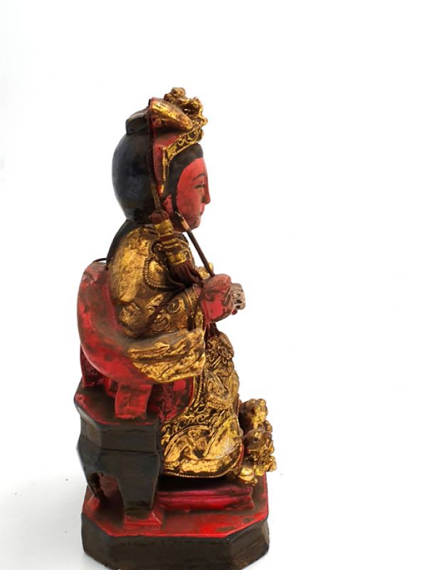 alte Reproduktion - Chinesische Votivstatue - Kaiserin 2 2