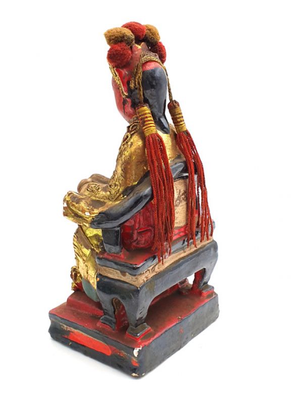 alte Reproduktion - Chinesische Votivstatue - Kaiserin Qing-Dynastie 3
