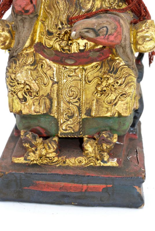 alte Reproduktion - Chinesische Votivstatue - Leiter der Familie 3