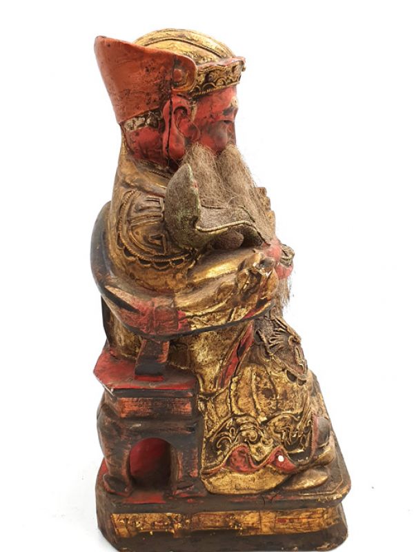 alte Reproduktion - Große Chinesische Votivstatue - Chinesische Göttlichkeit 2