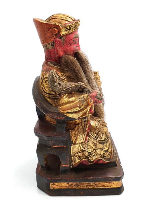 alte Reproduktion - Große Chinesische Votivstatue - Chinesischer Gott 3