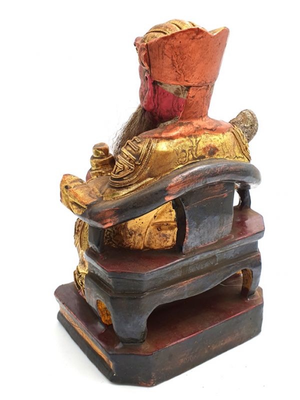 alte Reproduktion - Große Chinesische Votivstatue - Chinesischer Gott 4